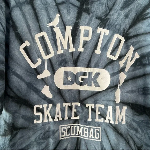 Vintage DGK Tee Graphic Compton Scumbag Skate Team T-Shirt 90s Skater Retro L - Picture 4 of 6